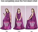 ROLEVIN® Satin Steam Yoni Steam Gown - Purple