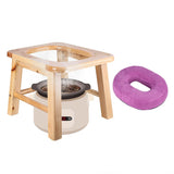 ROLEVIN® Wooden V Steam Seat Without Steamer