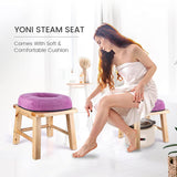 ROLEVIN® Wooden V Steam Seat Without Steamer